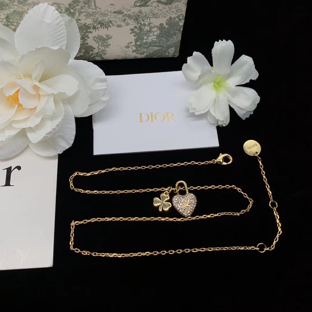 DI0R ダイヤモンド ハート ネックレス【50％割引+送料無料】