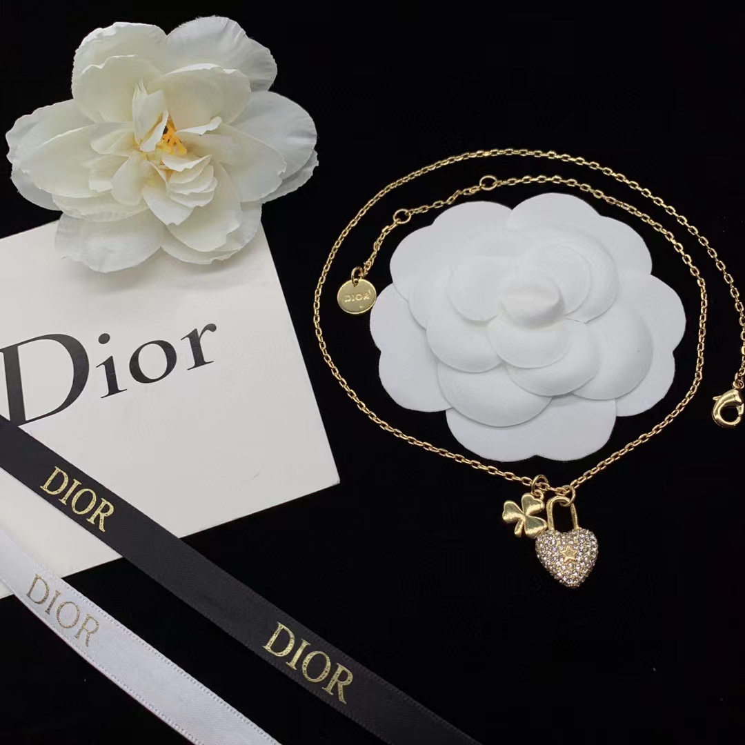 DI0R ダイヤモンド ハート ネックレス【50％割引+送料無料】