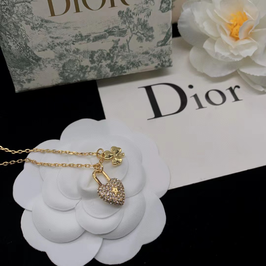 DI0R ダイヤモンド ハート ネックレス【50％割引+送料無料】