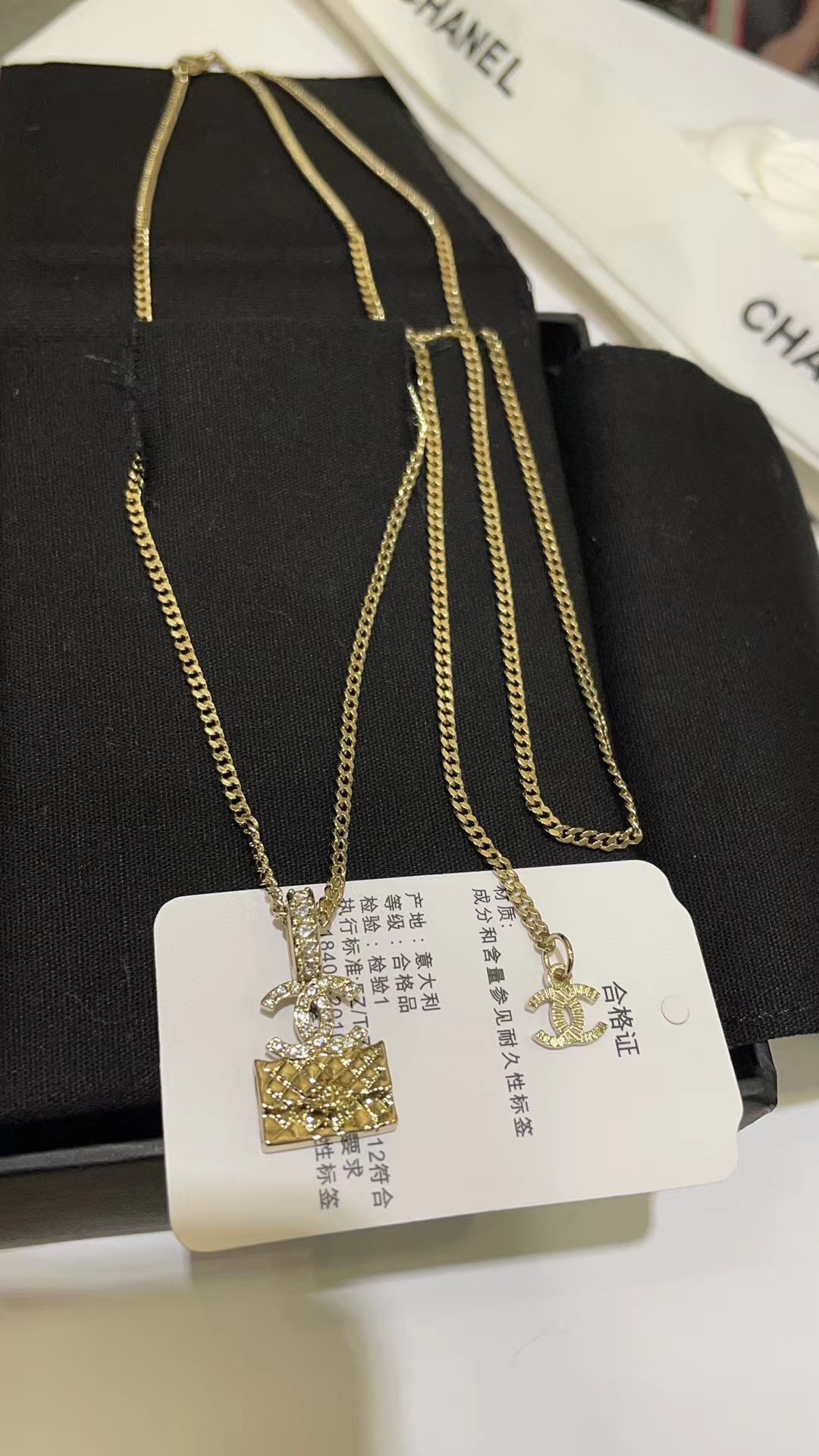 CHANE1 ダイヤモンド ピアス+ネックレス 2点セット【50％割引+送料無料】