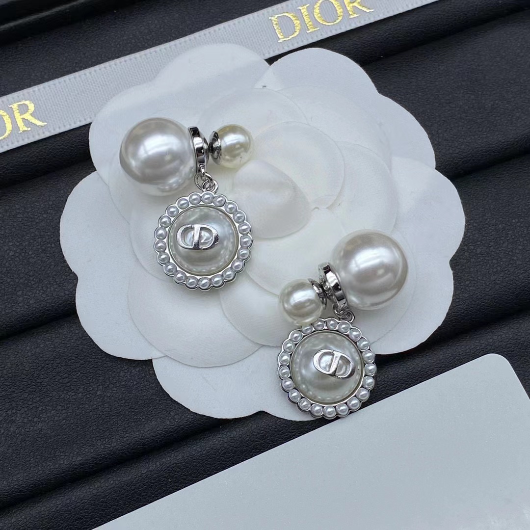 DI0R CD パール スタッド ピアス【50％割引+送料無料】