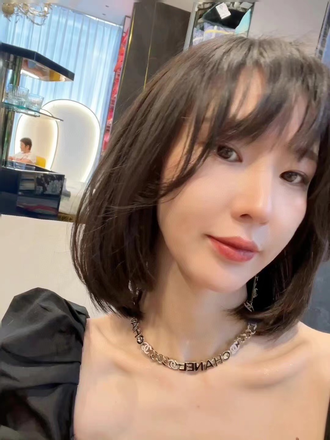 CHANE1 レターダブルCネックレス【50％割引+送料無料】