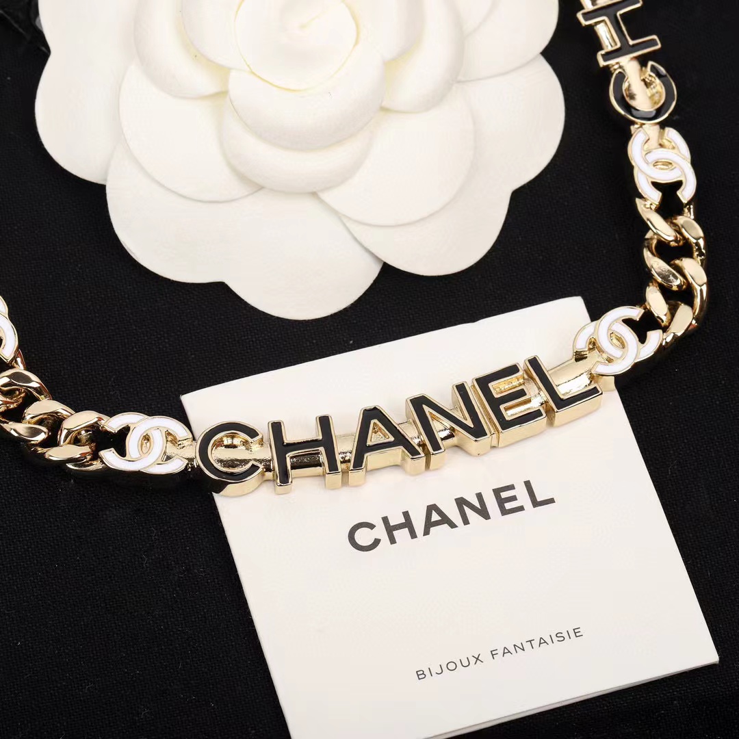 CHANE1 レターダブルCネックレス【50％割引+送料無料】