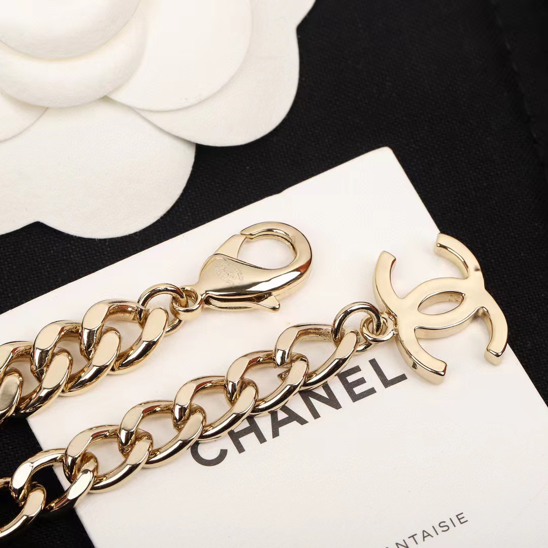 CHANE1 レターダブルCネックレス【50％割引+送料無料】