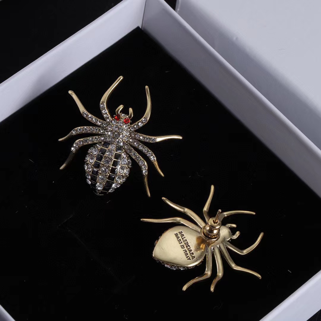 BALENC1AG ダイヤモンド スパイダー イヤリング【50％割引+送料無料】