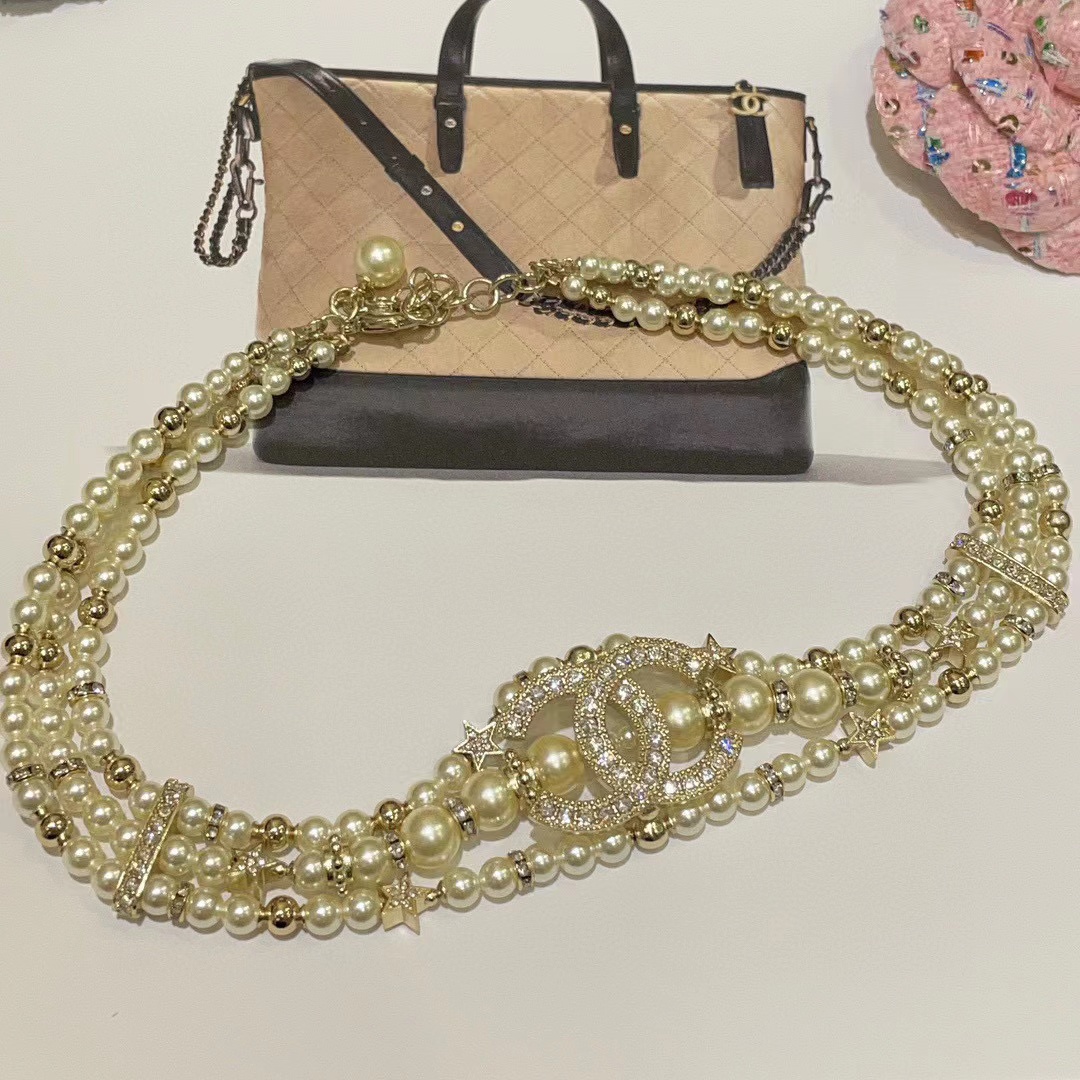 CHANE1 パールとダイヤモンドのショートネックレス【50％割引+送料無料】