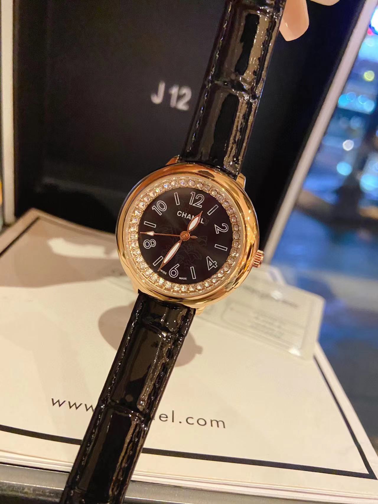 CHANE1 ベルト ダイヤモンド レディース 腕時計【50％割引+送料無料】