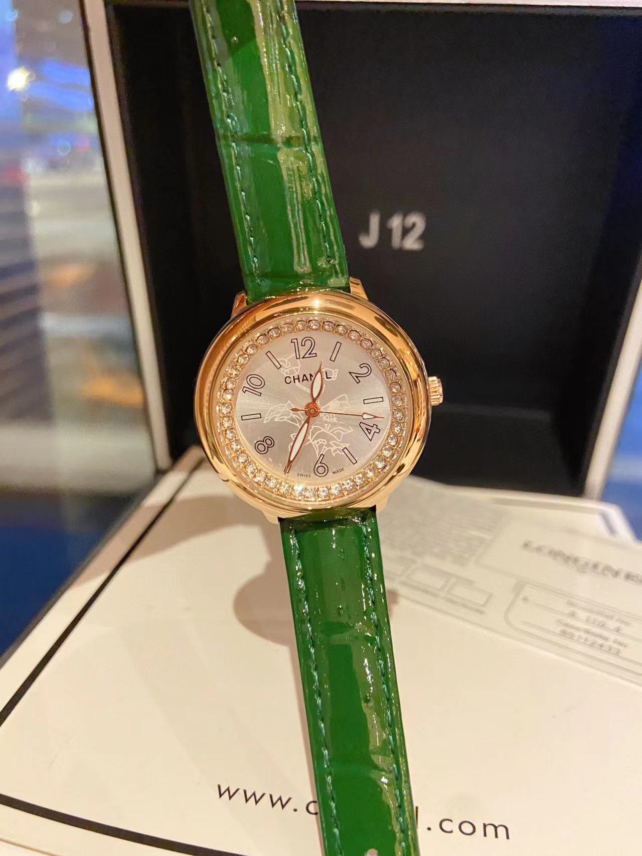 CHANE1 ベルト ダイヤモンド レディース 腕時計【50％割引+送料無料】