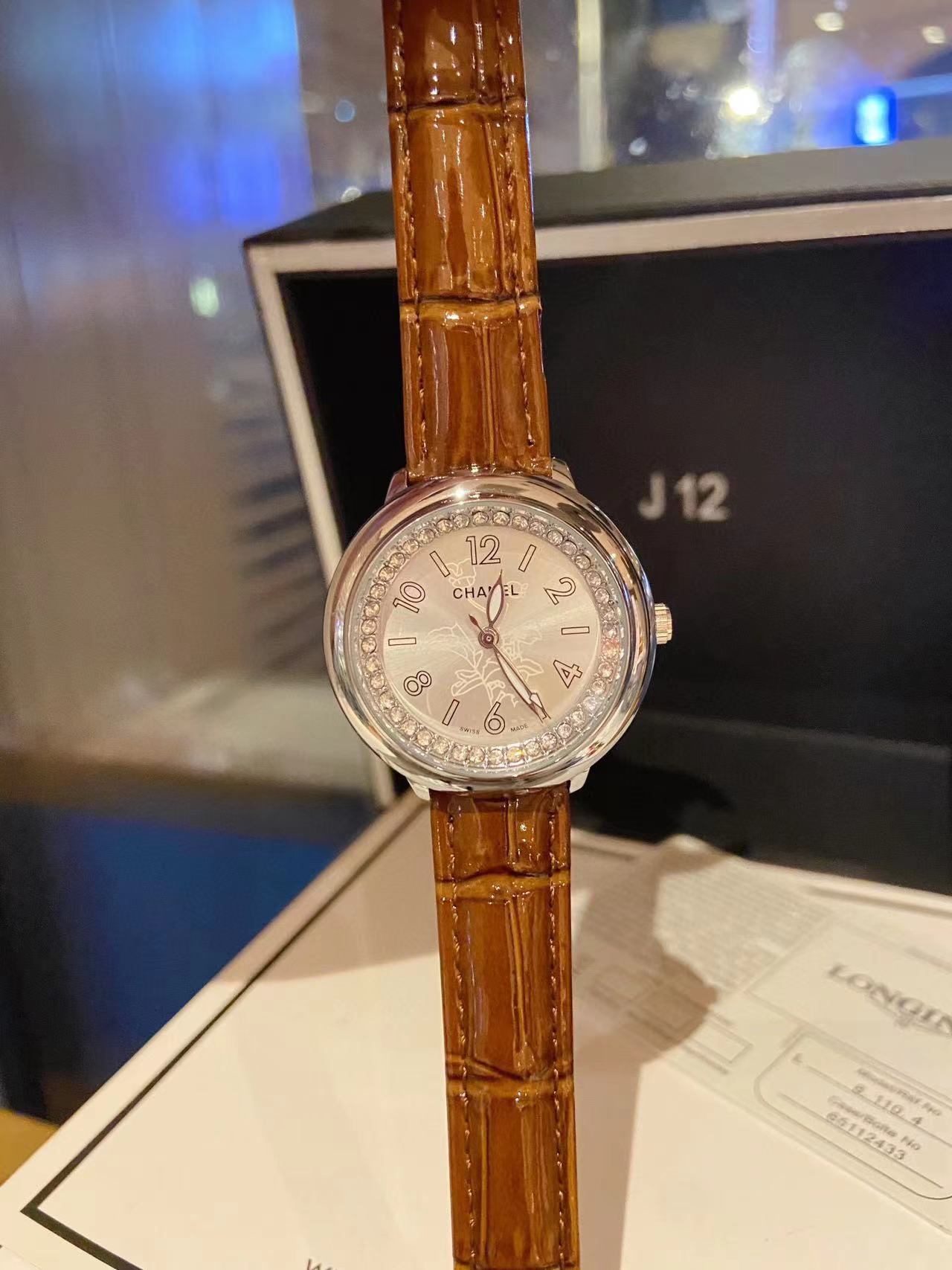 CHANE1 ベルト ダイヤモンド レディース 腕時計【50％割引+送料無料】