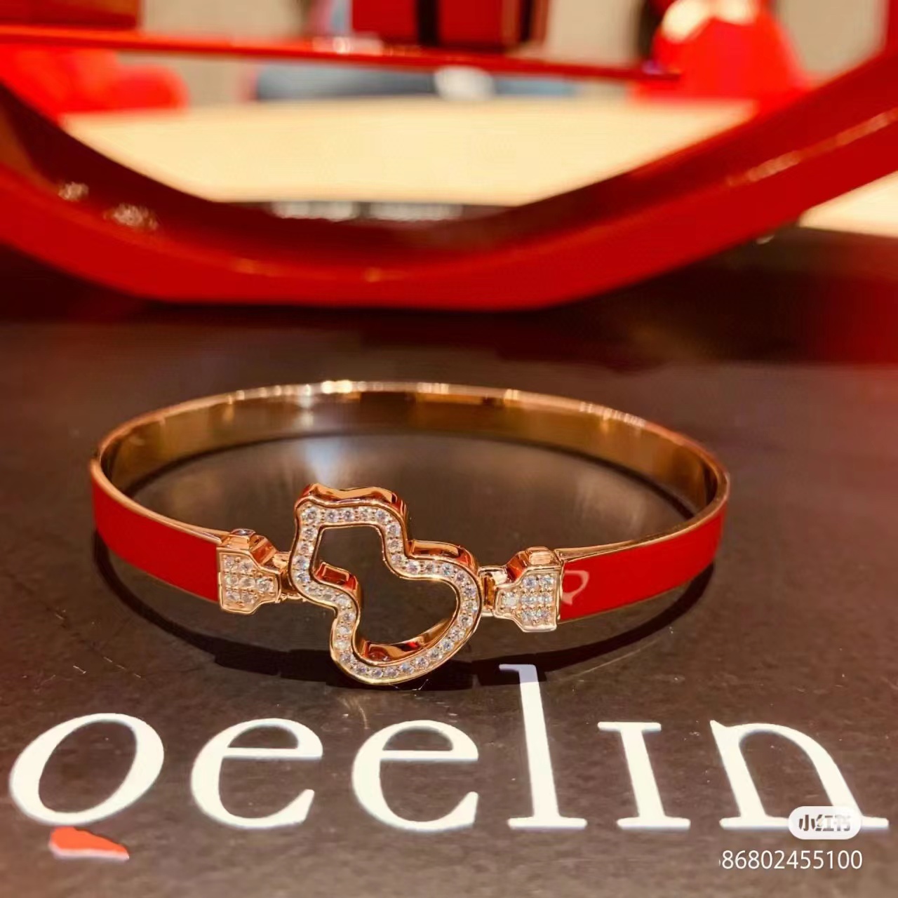 Queel1n ひょうたんダイヤモンドブレスレット【50％割引+送料無料】