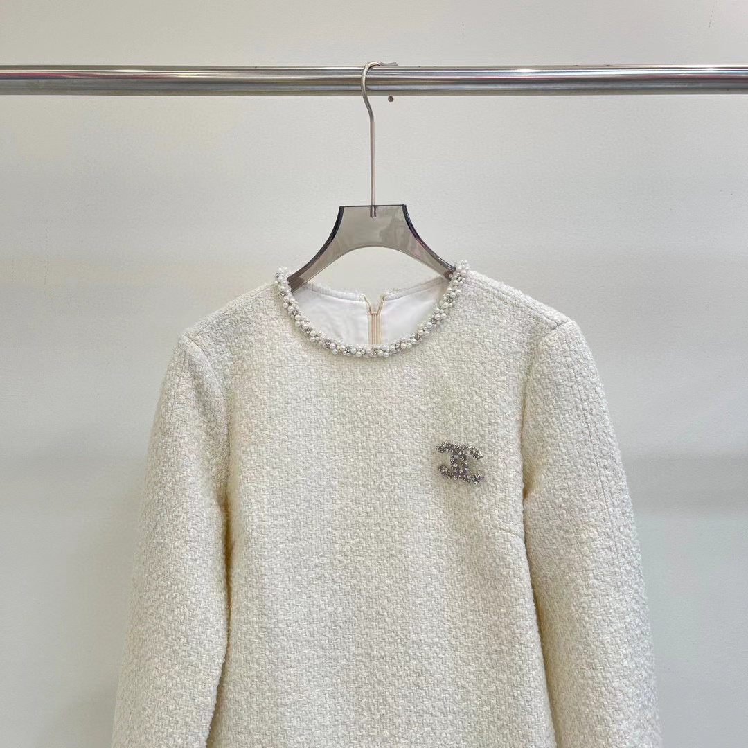 CHANE1 高品質ブローチドレス【50％割引+送料無料】