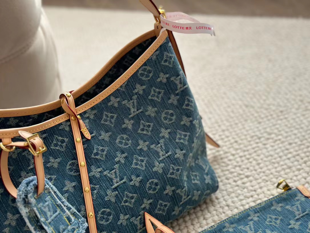 LV carryall デニムショッピングバッグ【50％割引+送料無料】