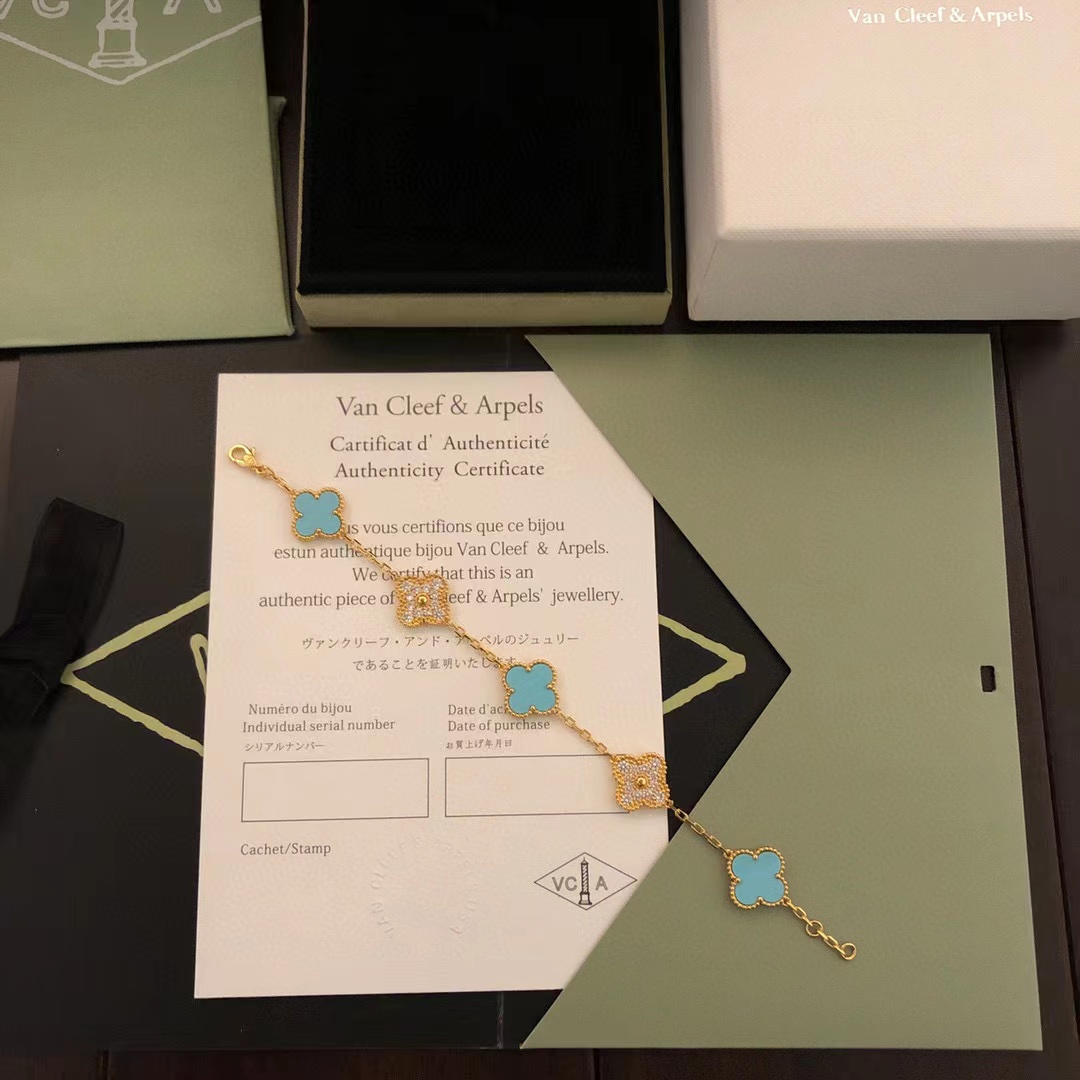 Van c1eef &Arpels五花ブレスレット【50％割引+送料無料】