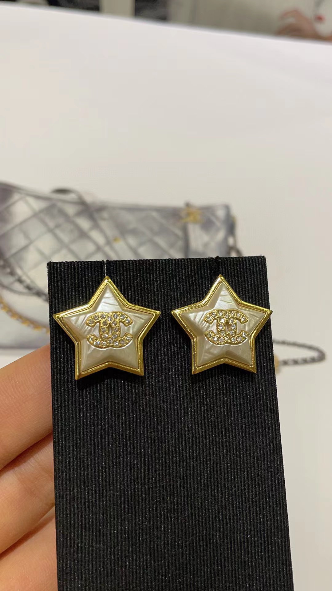 CHANE1 五芒星ピアス+ネックレス 2点セット【50％割引+送料無料】