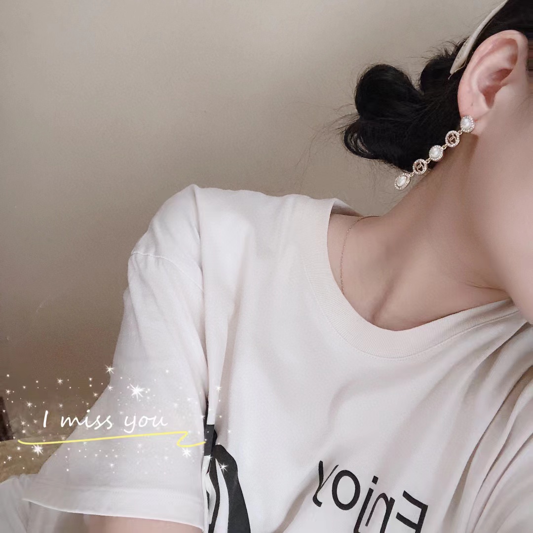 CHANE1 パールドロップダイヤモンドスタッドピアス【50％割引+送料無料】