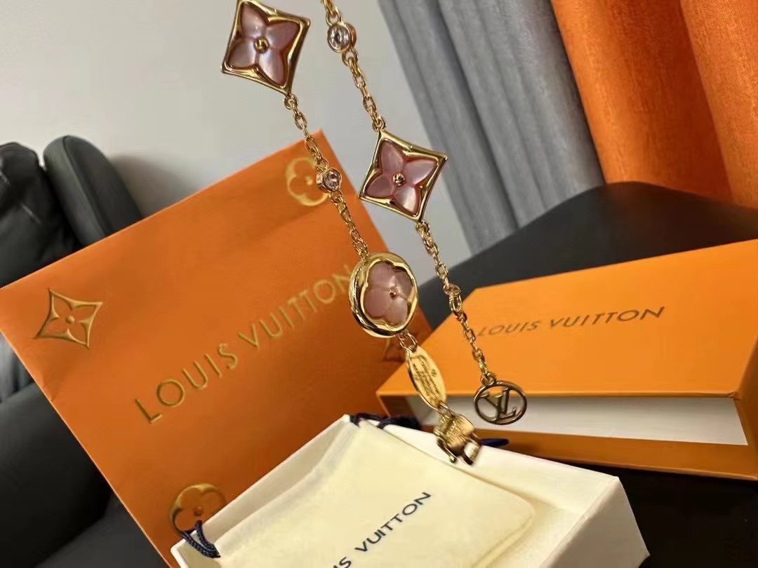 LV ピンクシェル ブレスレット【50％割引+送料無料】