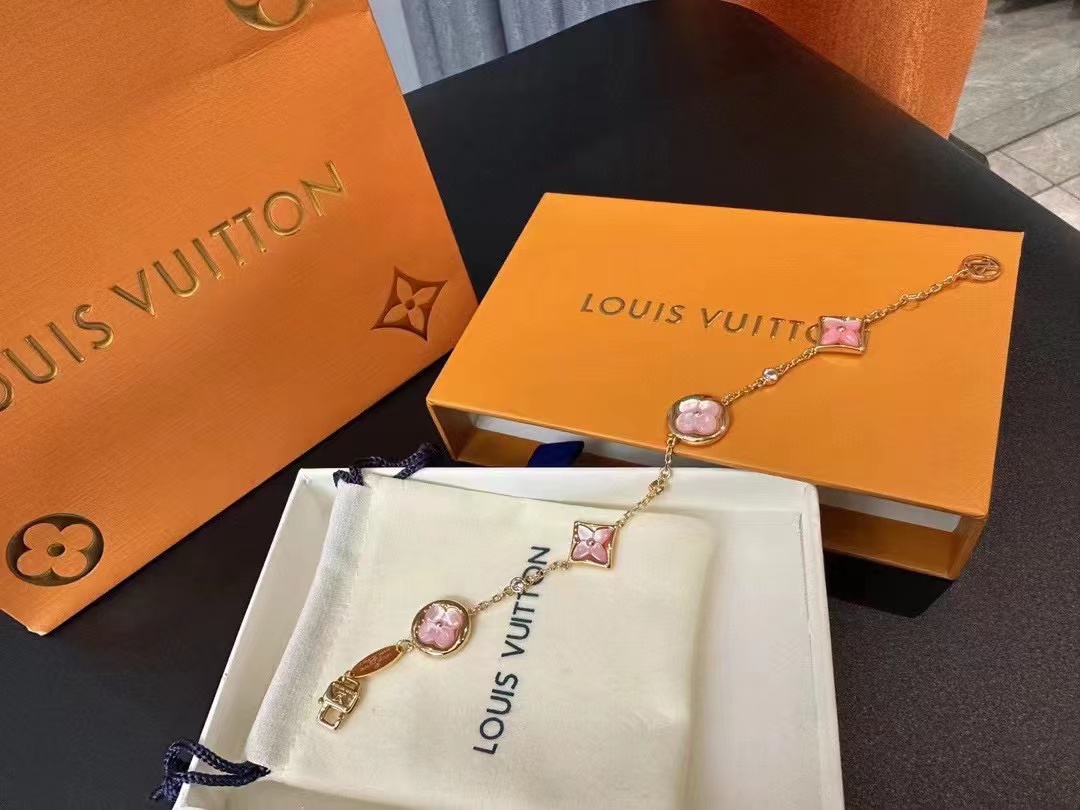 LV ピンクシェル ブレスレット【50％割引+送料無料】