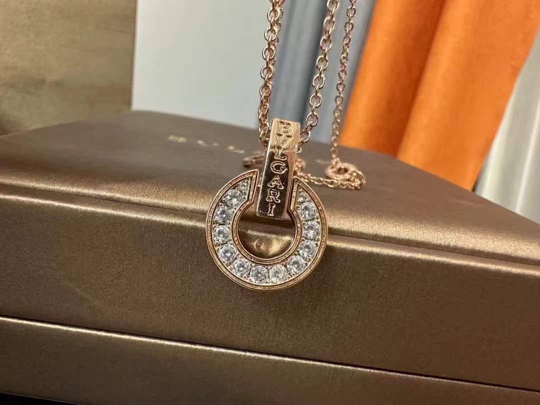 BVLGAR1 サークルダイヤモンドネックレス【50％割引+送料無料】