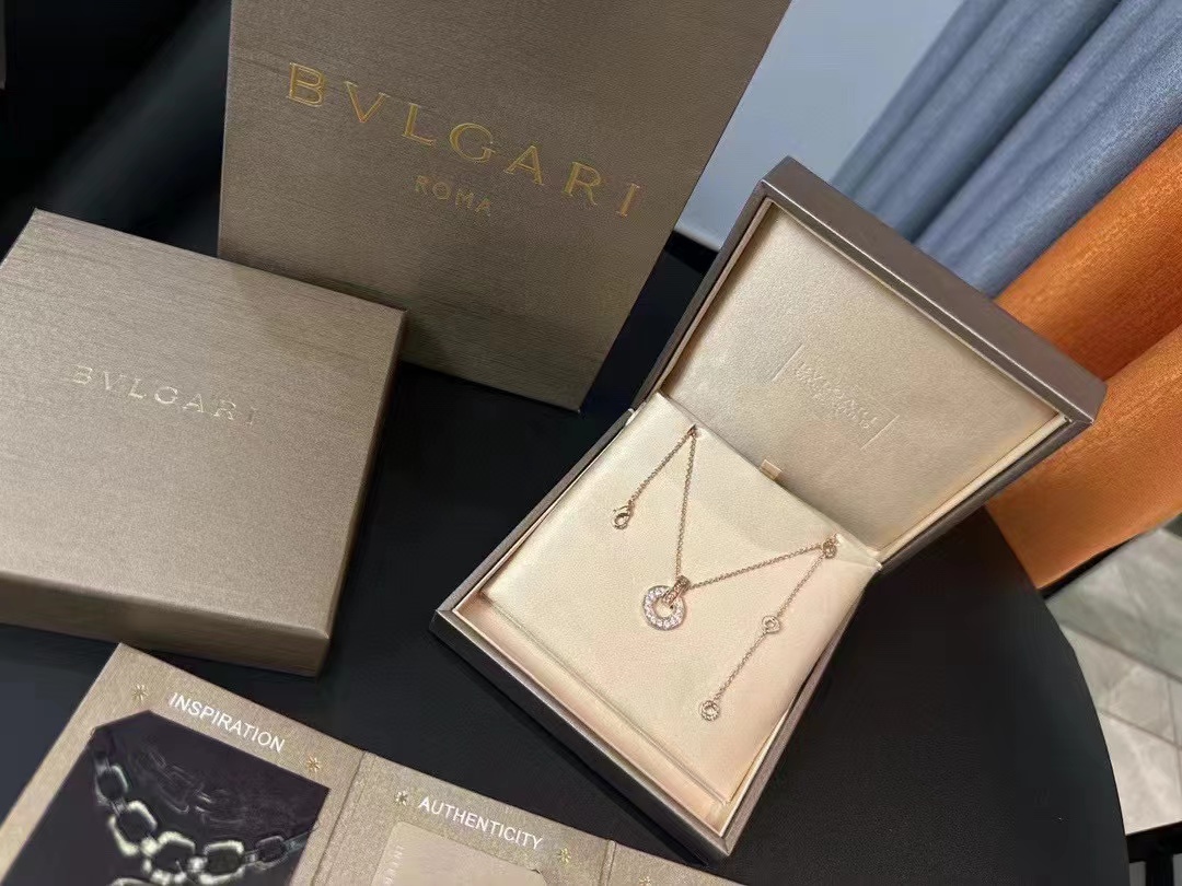 BVLGAR1 サークルダイヤモンドネックレス【50％割引+送料無料】