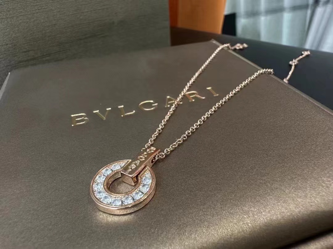 BVLGAR1 サークルダイヤモンドネックレス【50％割引+送料無料】