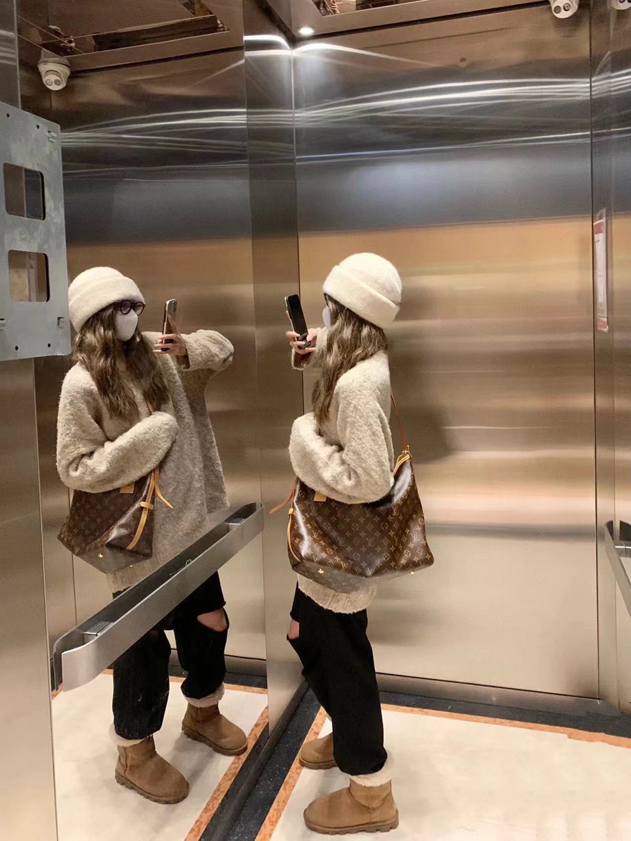 LV Carryall 老眼用ショルダークロスボディバッグ【50％割引+送料無料】