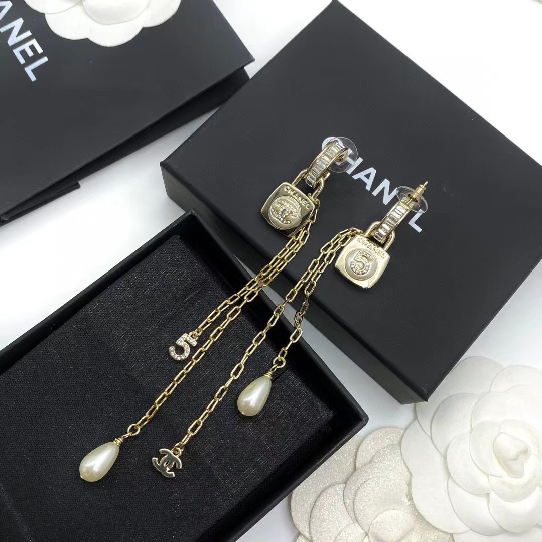 CHANE1 ペンダント パール イヤリング【 50％割引+送料無料】