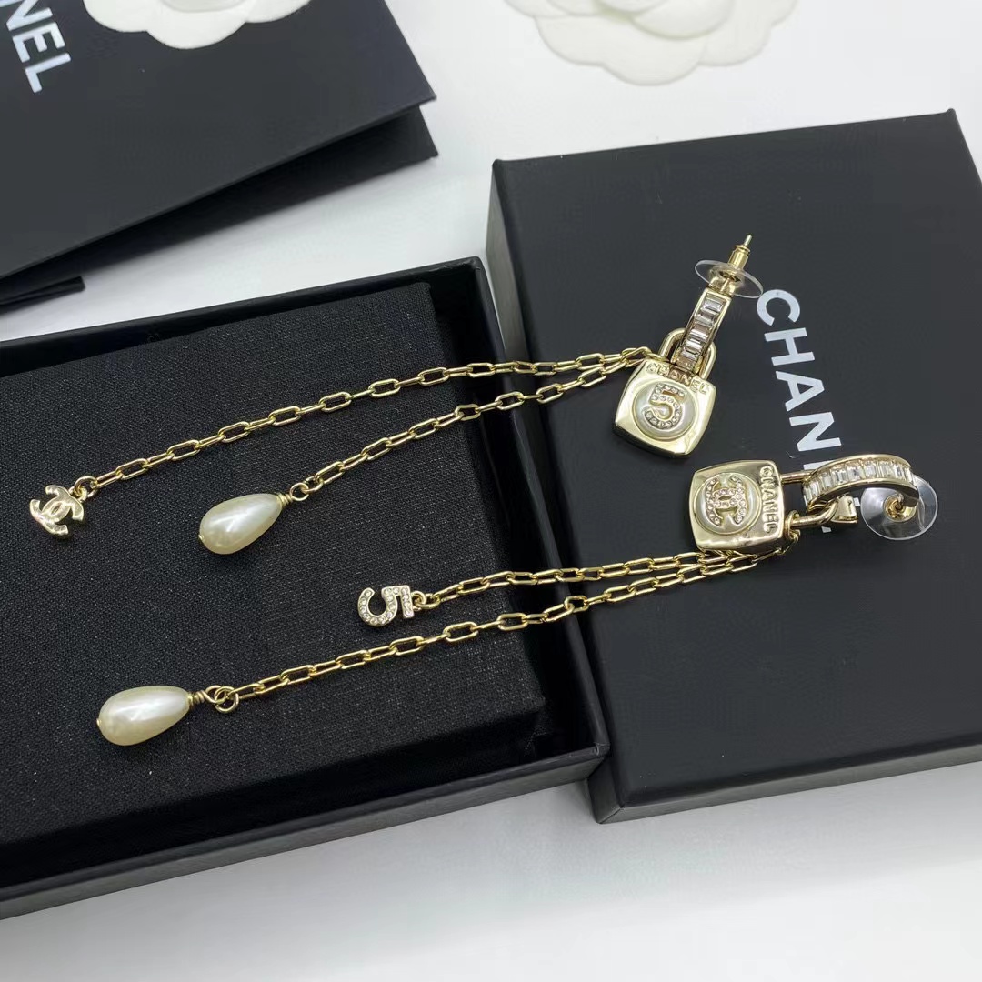 CHANE1 ペンダント パール イヤリング【 50％割引+送料無料】