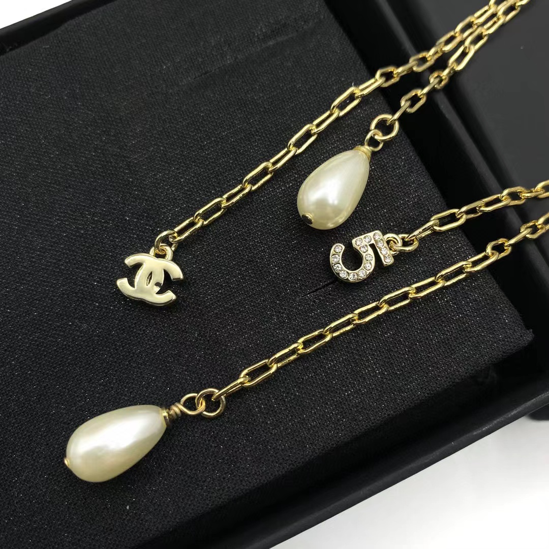 CHANE1 ペンダント パール イヤリング【 50％割引+送料無料】