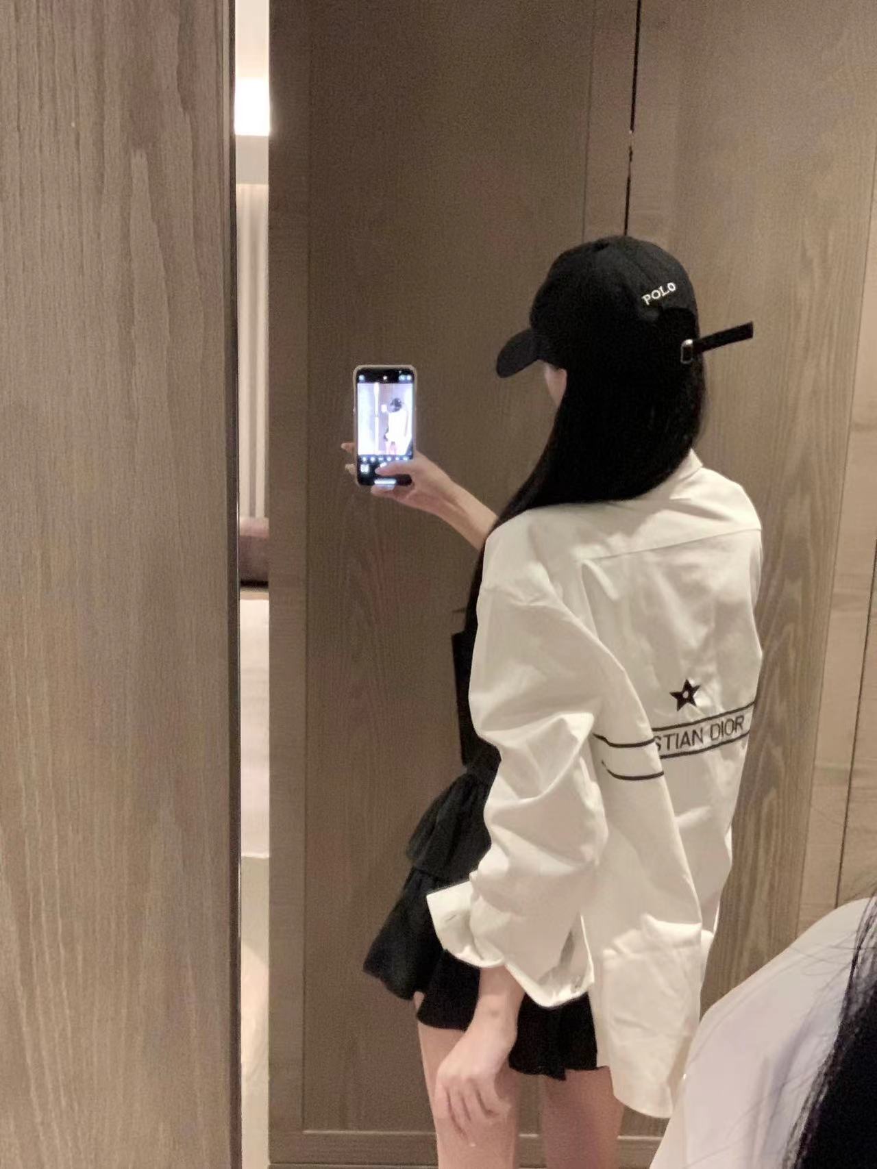 DI0R背中に五芒星の刺繍が入ったシャツ【 50％割引+送料無料】