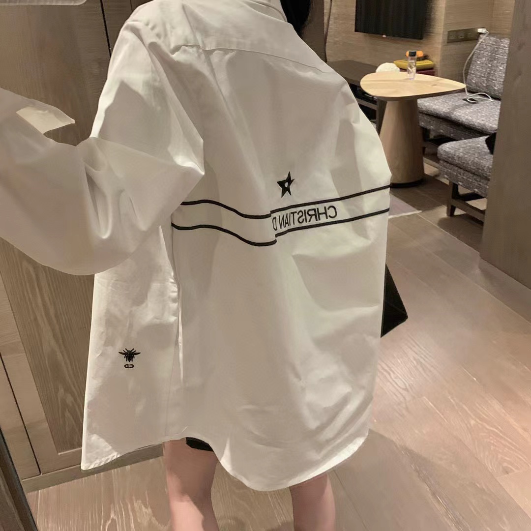 DI0R背中に五芒星の刺繍が入ったシャツ【 50％割引+送料無料】