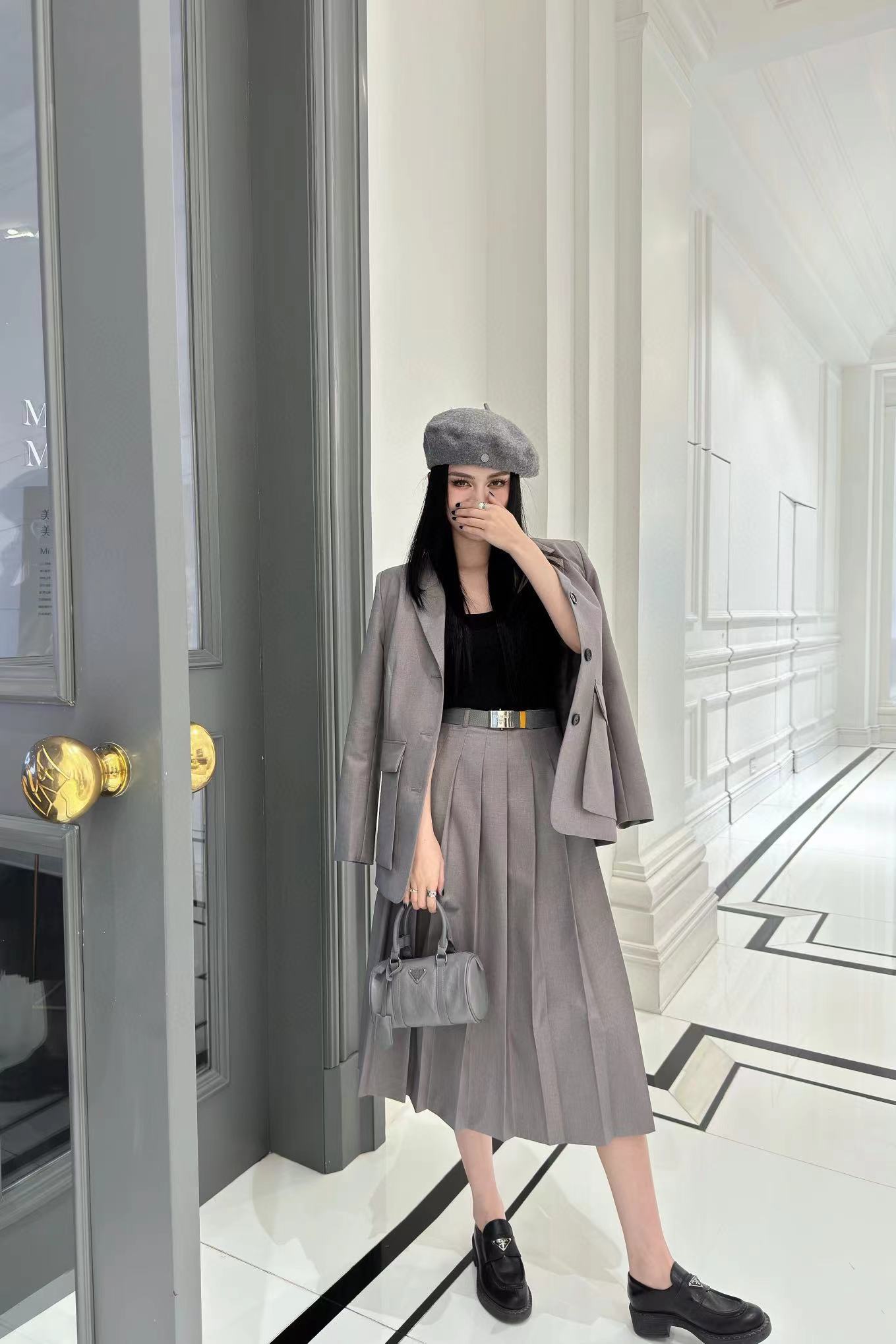 PR4DA ハイクオリティジャケット+スカート2点セット【 50％割引+送料無料】