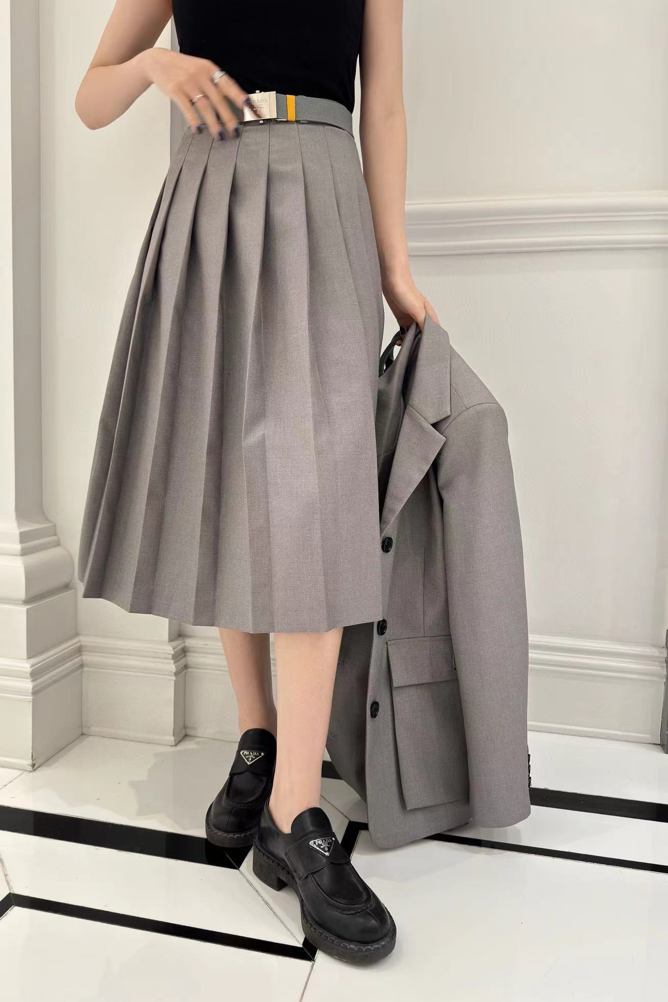 PR4DA ハイクオリティジャケット+スカート2点セット【 50％割引+送料無料】