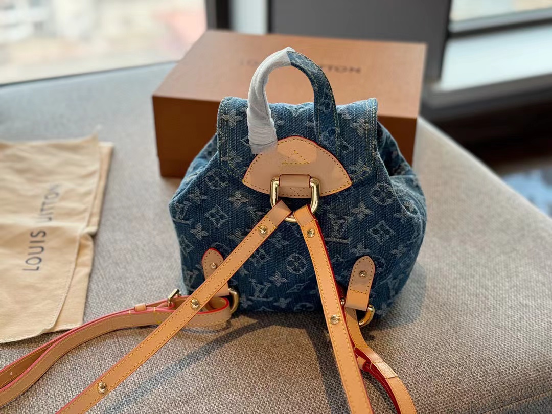 LV   デニム バックパック【50％割引+送料無料】