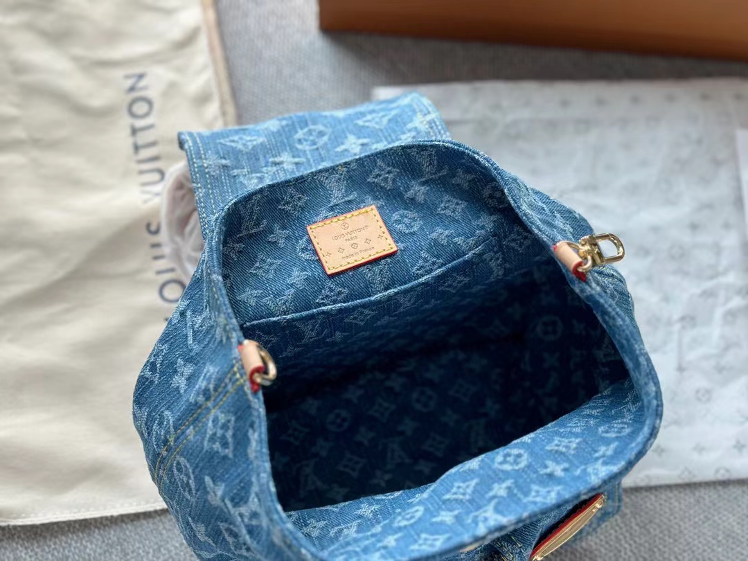 LV   デニム バックパック【50％割引+送料無料】