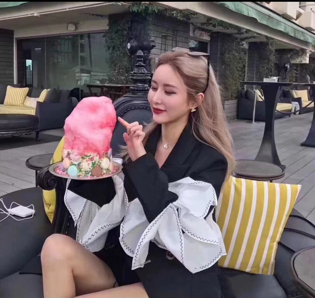 CHANE1 ダブル C パール スタッド ピアス【50％割引+送料無料】