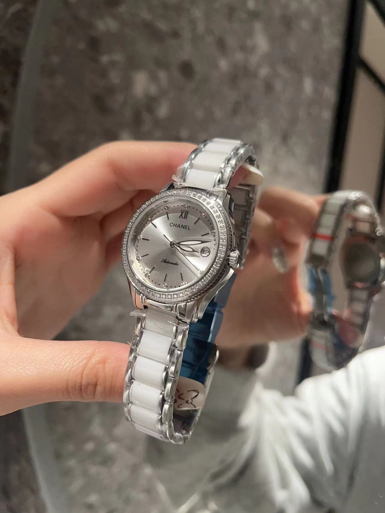 CHANE1 セラミック ダイヤモンド レディース ウォッチ【50％割引+送料無料】
