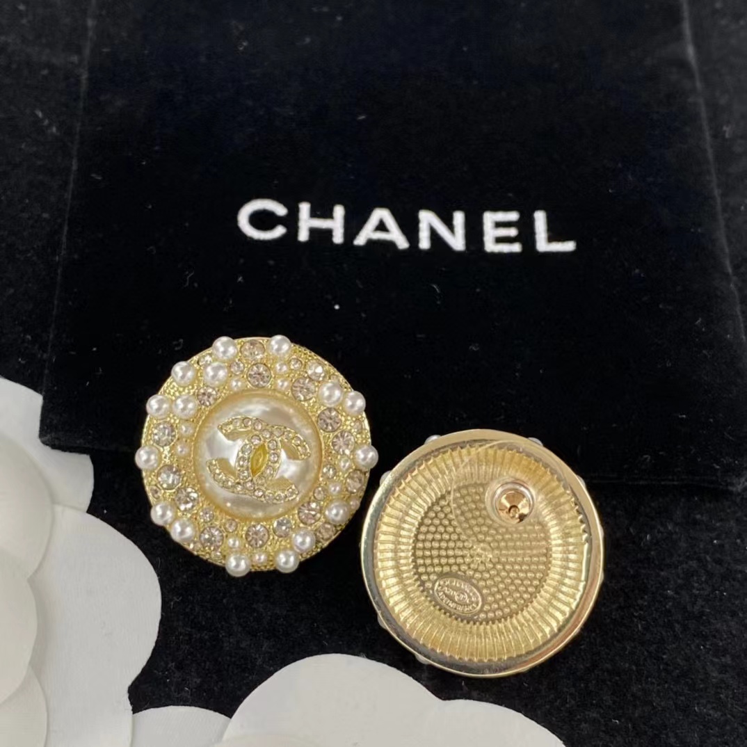 CHANE1 ラウンドパールイヤリング【50％割引+送料無料】