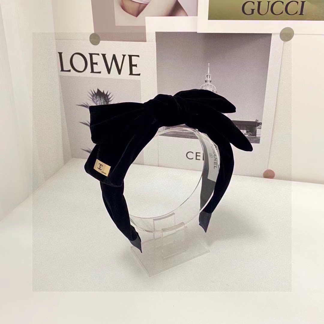 CHANE1 ベルベット バタフライ ヘッドバンド【50％割引+送料無料】