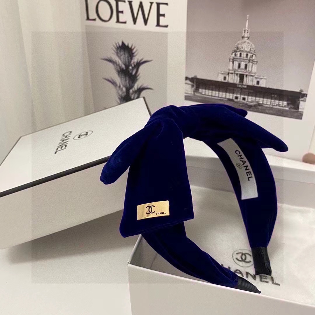 CHANE1 ベルベット バタフライ ヘッドバンド【50％割引+送料無料】