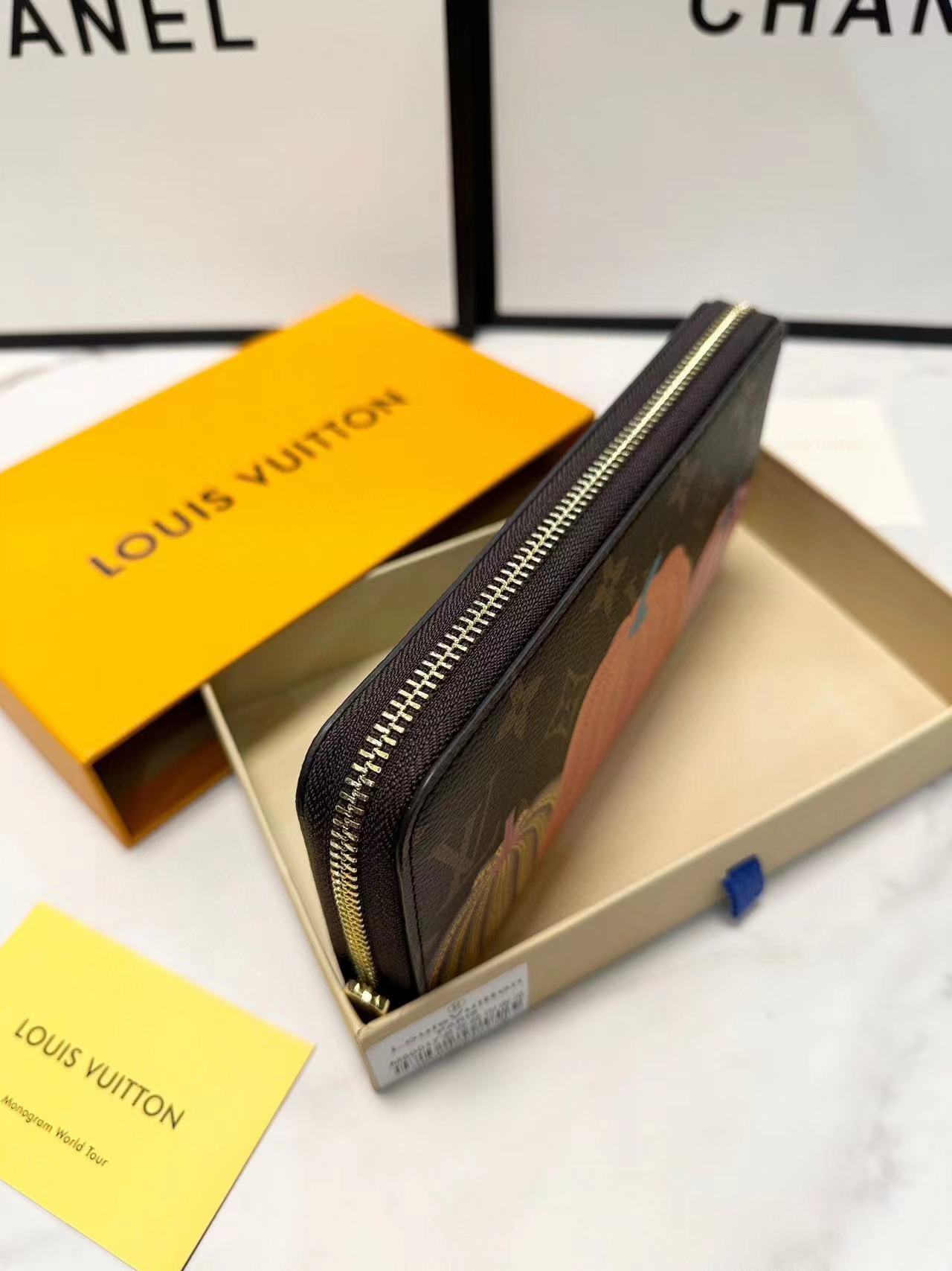 LV プリント パンプキン ウォレット【50％割引+送料無料】