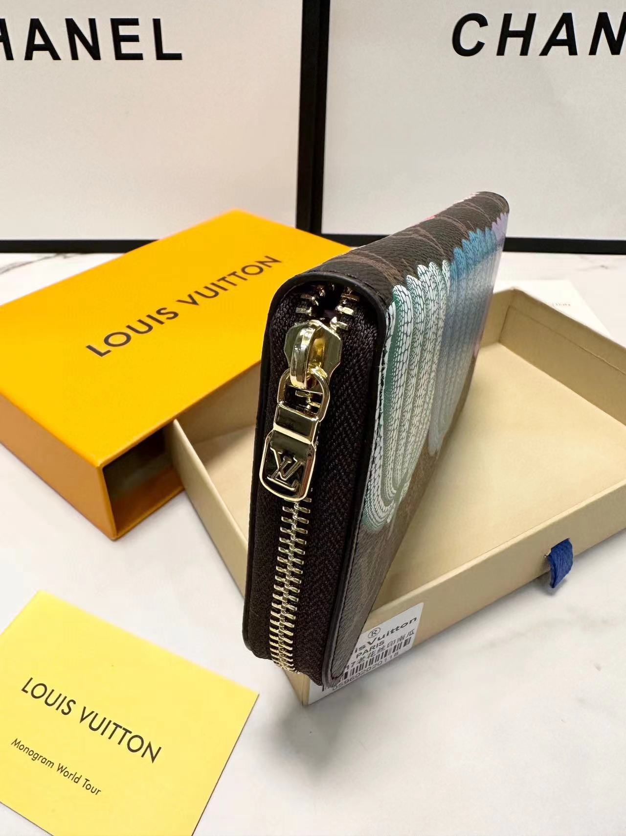 LV プリント パンプキン ウォレット【50％割引+送料無料】