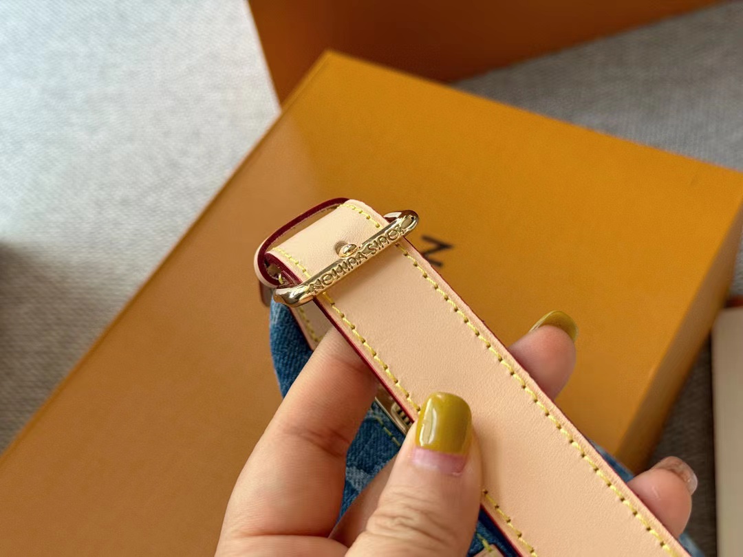 LV 老眼用デニムハンドバッグ【50％割引+送料無料】