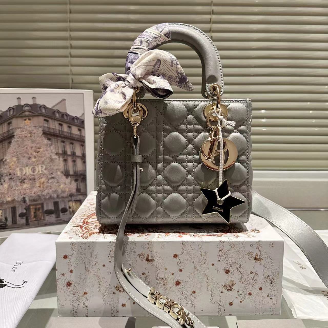 DI0R Lady 4つのコンパートメントのハンドバッグ【50％割引+送料無料】