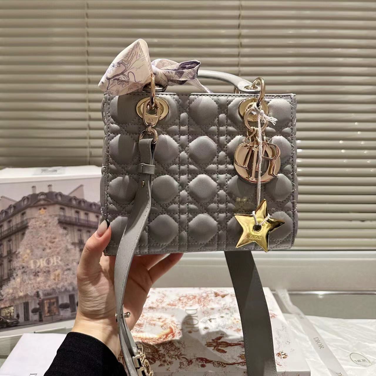 DI0R Lady 4つのコンパートメントのハンドバッグ【50％割引+送料無料】