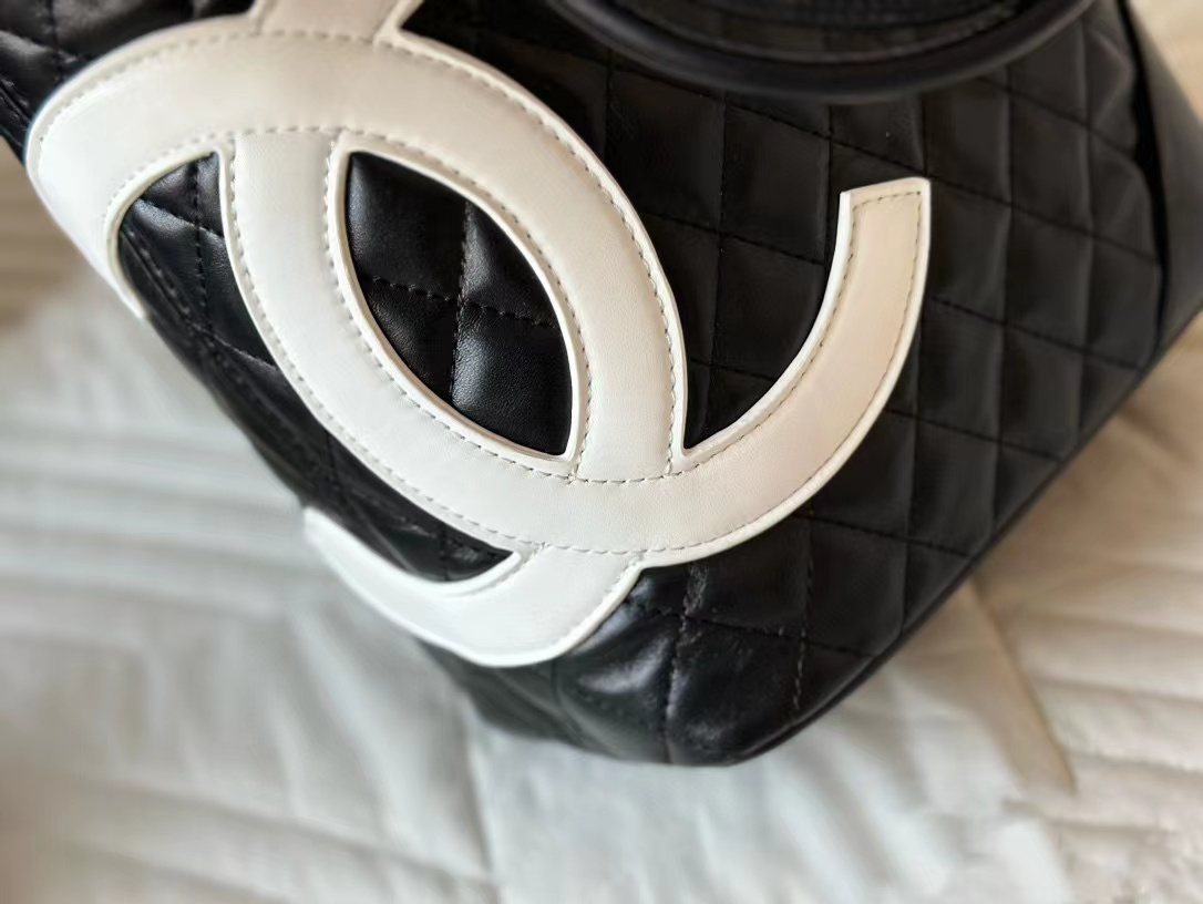 CHANE1 ダブルC ラージロゴ ショッピングバッグ【50％割引+送料無料】