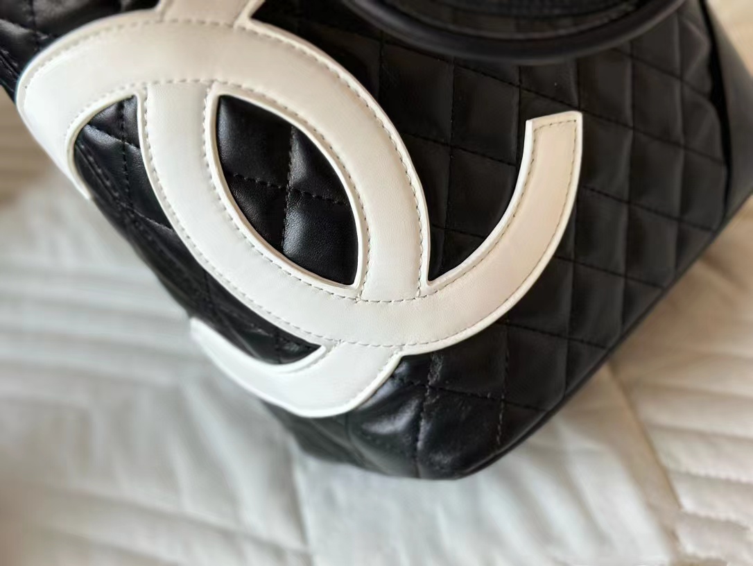 CHANE1 ダブルC ラージロゴ ショッピングバッグ【50％割引+送料無料】