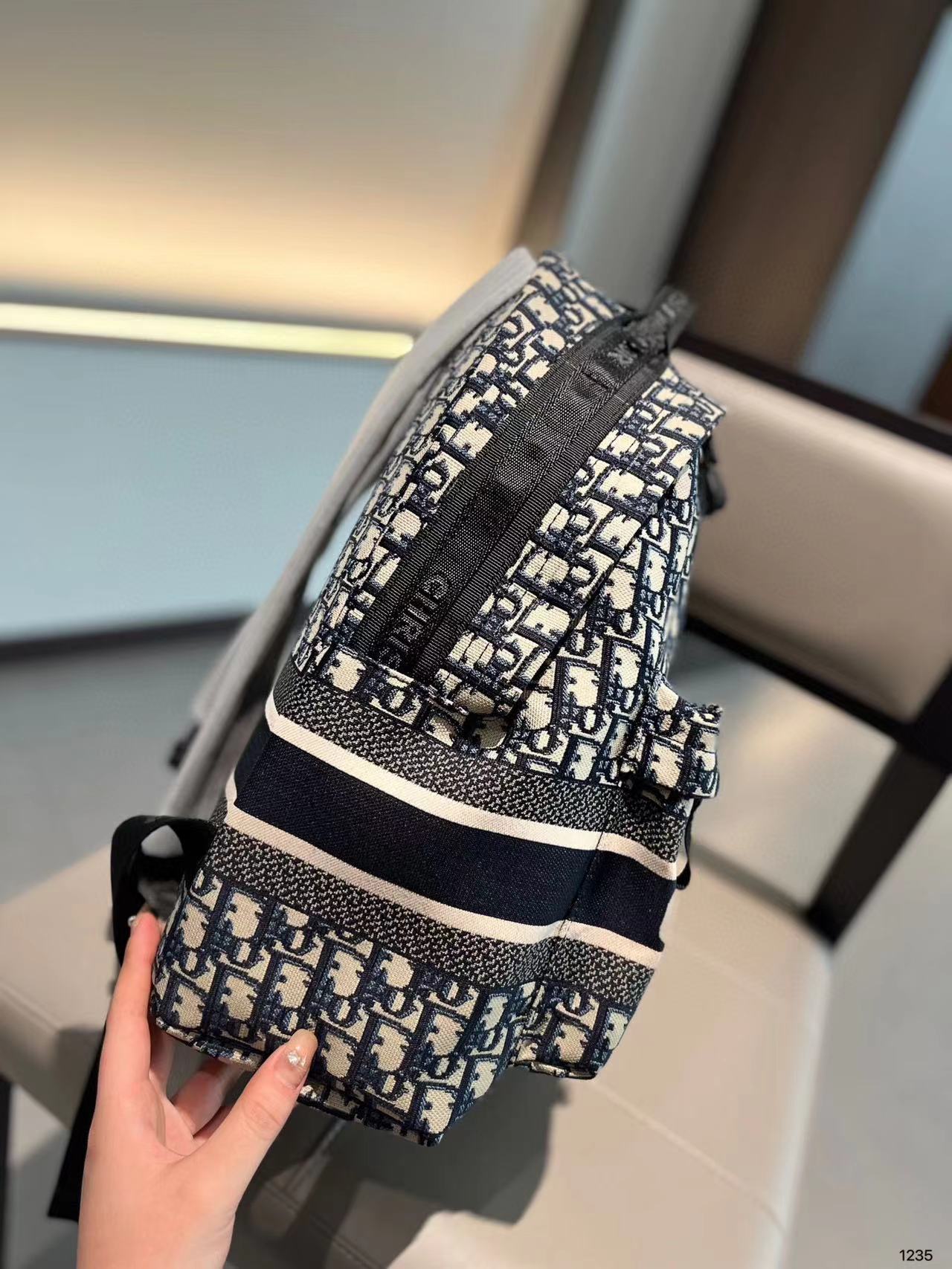 DI0R 全面プリント キャンバス バックパック【50％割引+送料無料】