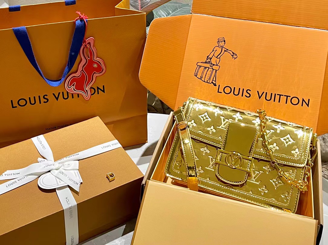 LV  dauphine 牛革ショルダークロスボディバッグ【50％割引+送料無料】