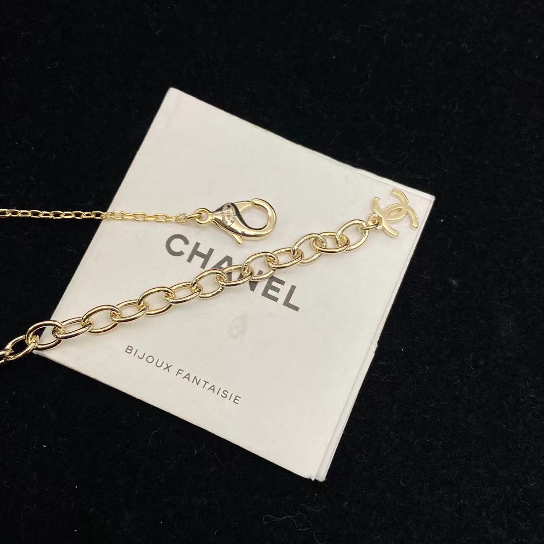 CHANE1 サークル ダブル C ネックレス【50％割引+送料無料】