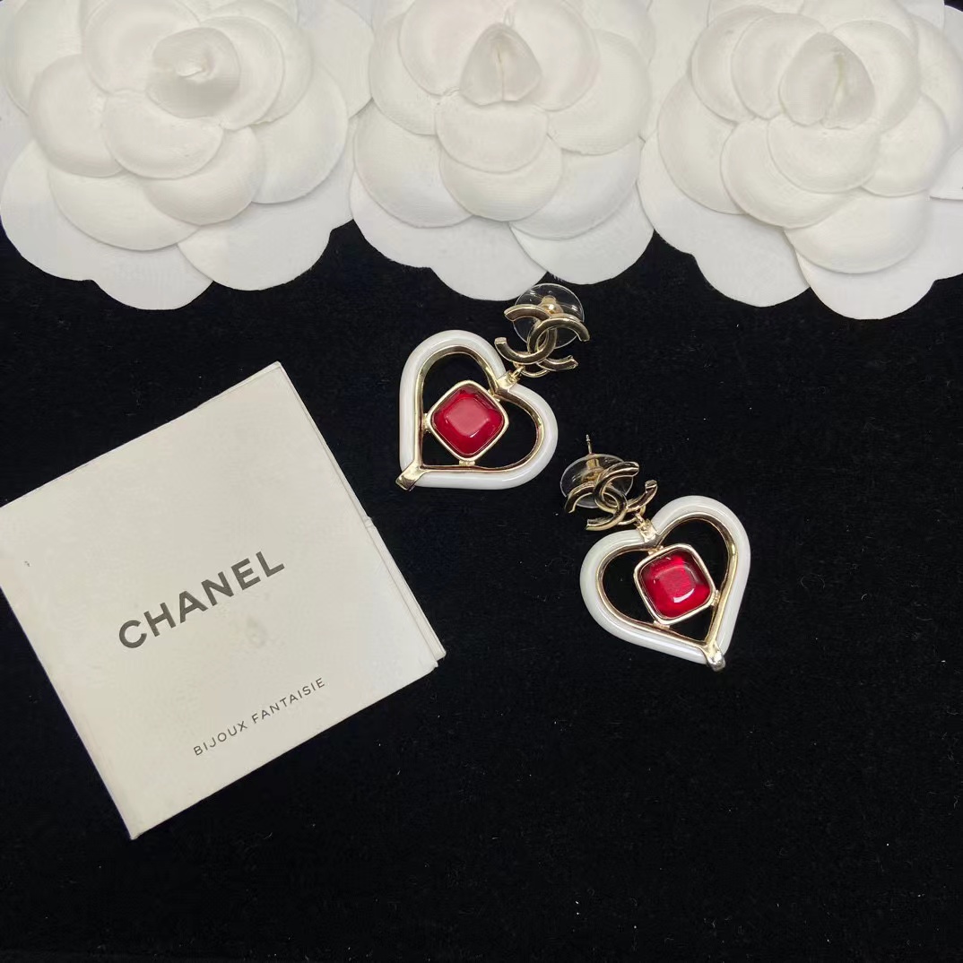 CHANE1 ハートルビーピアス【50％割引+送料無料】